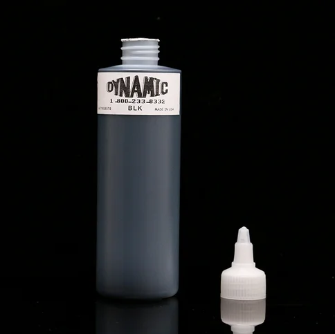 Nueva tinta del tatuaje 1 Bottle 250 мл forrada y sombreada Племенной лайнер шейдер Пигмент черный