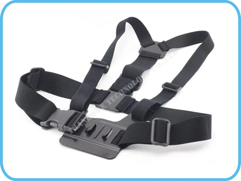Бесплатная Доставка! Нагрудный ремень + 3 сторонняя регулируемая база для камеры