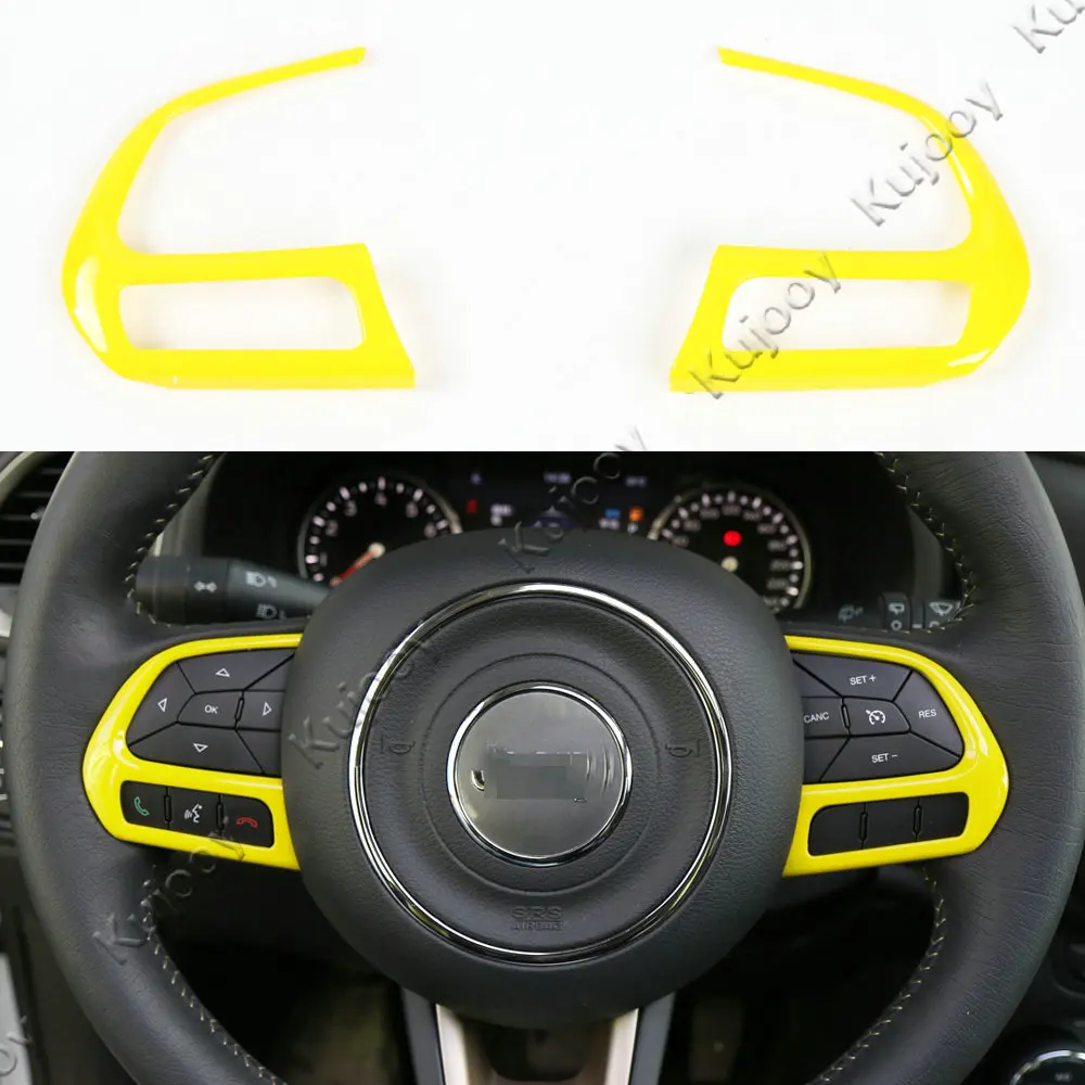 2 шт. наклейка на руль для Jeep Renegade 2015 2016 2017 компас + 8 видов цветов|stickers for|stickers