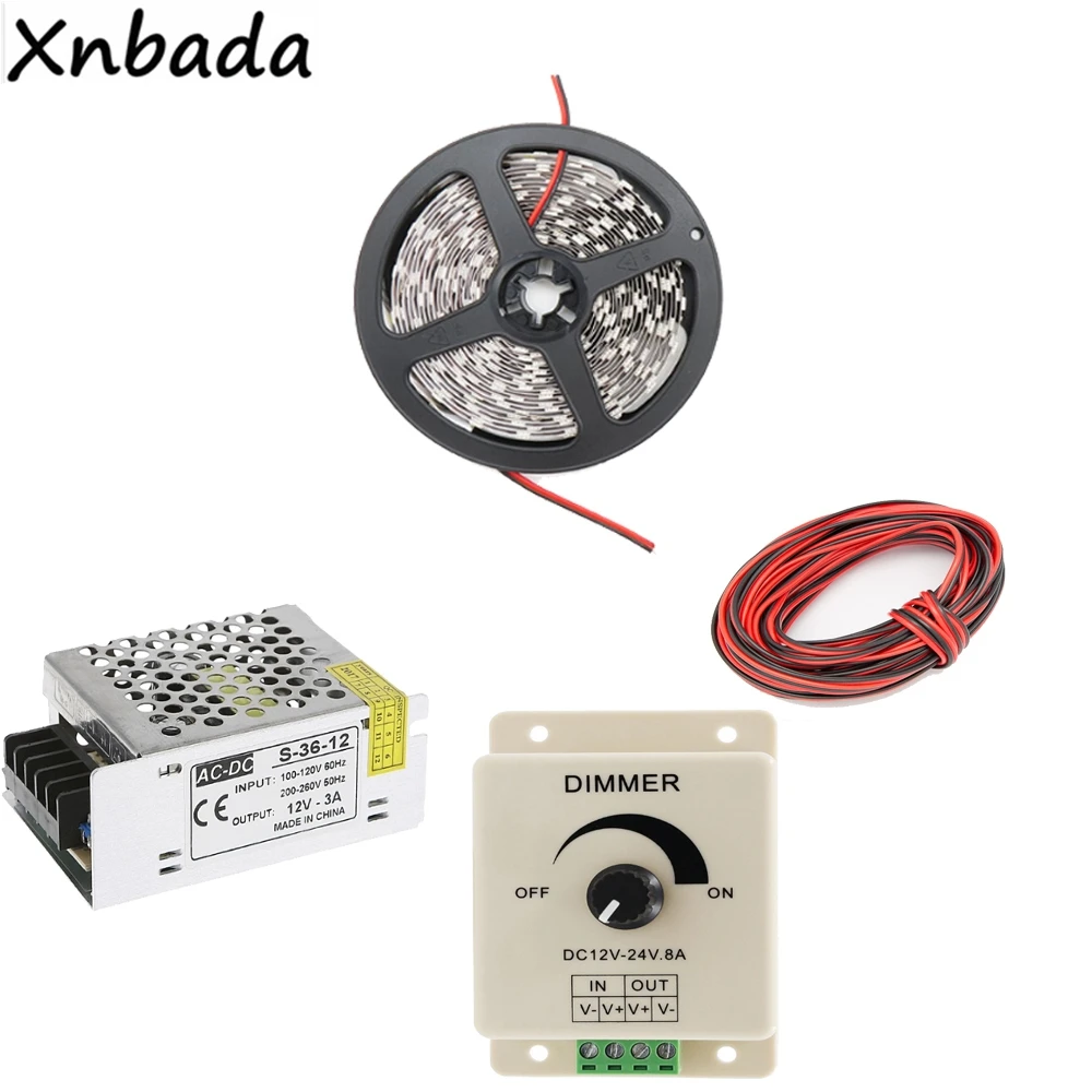 Одноцветная Светодиодная лента SMD5050 5 м 10 15 освесветильник белый/теплый