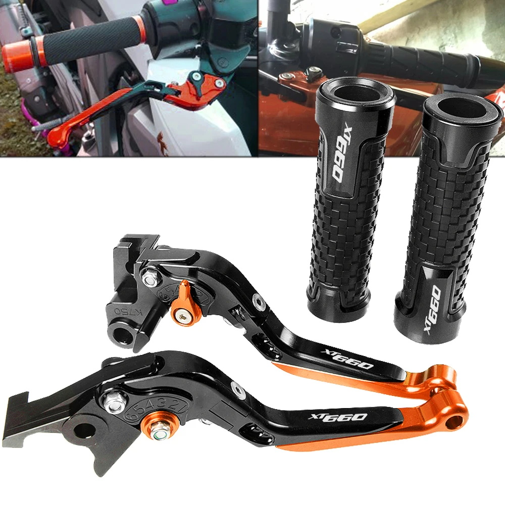 Для YAMAHA XT660 XT 660 2004 2017 2005 2006 2007 2008 Мотоцикл CNC Алюминиевый Поворотный складной