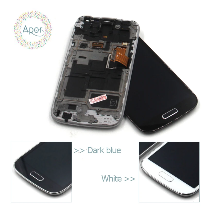 Совместимый с samsung S4 mini ЖК экран для Galaxy I9190 i9192 i9195 дисплей сенсорный + рамка в