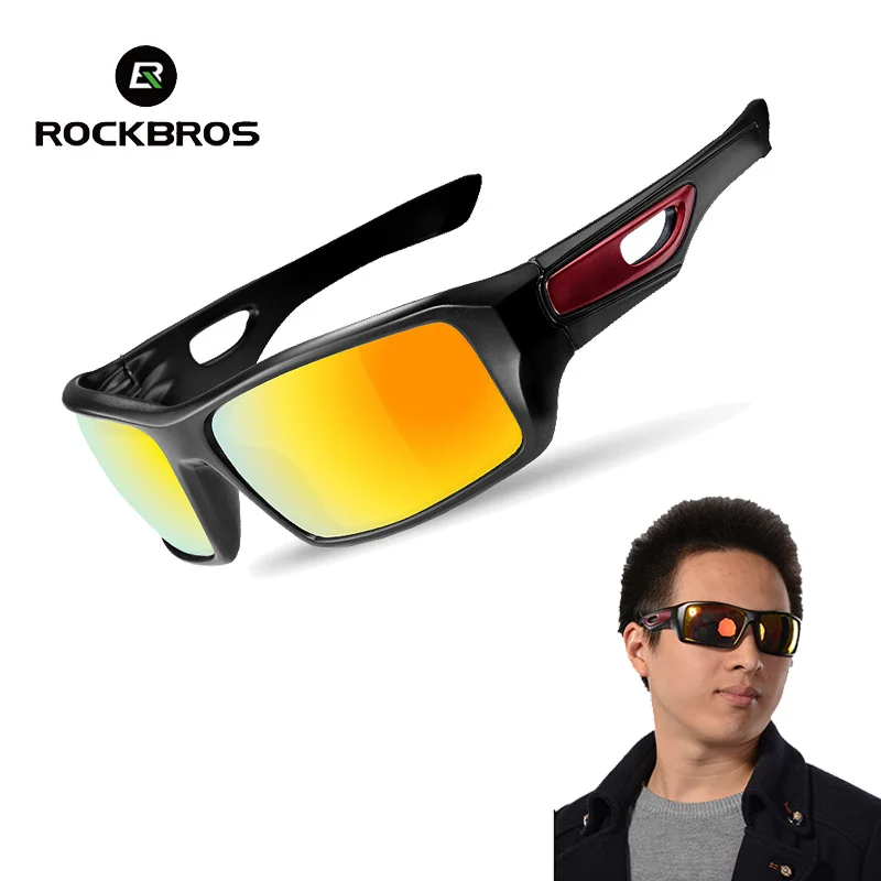 Rockbros поляризованные солнцезащитные очки для мужчин и женщин езды на велосипеде