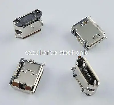 50 шт. микро-USB Тип B Женский 5-контактный телефон DIY | Обустройство дома