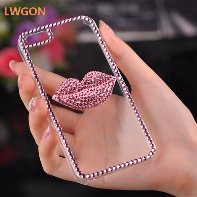 Корпус для OPPO R9 Plus R9s плюс R11 R11s роскошный украшенный алмазами Даймонд розового