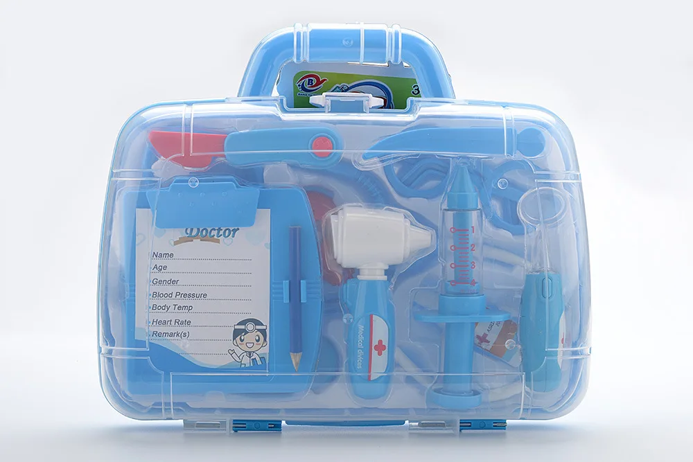 Маленький доктор игрушки костюм Toolbox сделать Инжекционный медсестра мальчик