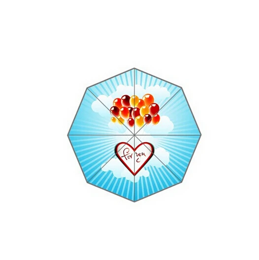 Воздушный шар и любовь обстановка на открытом воздухе пользовательские зонт в