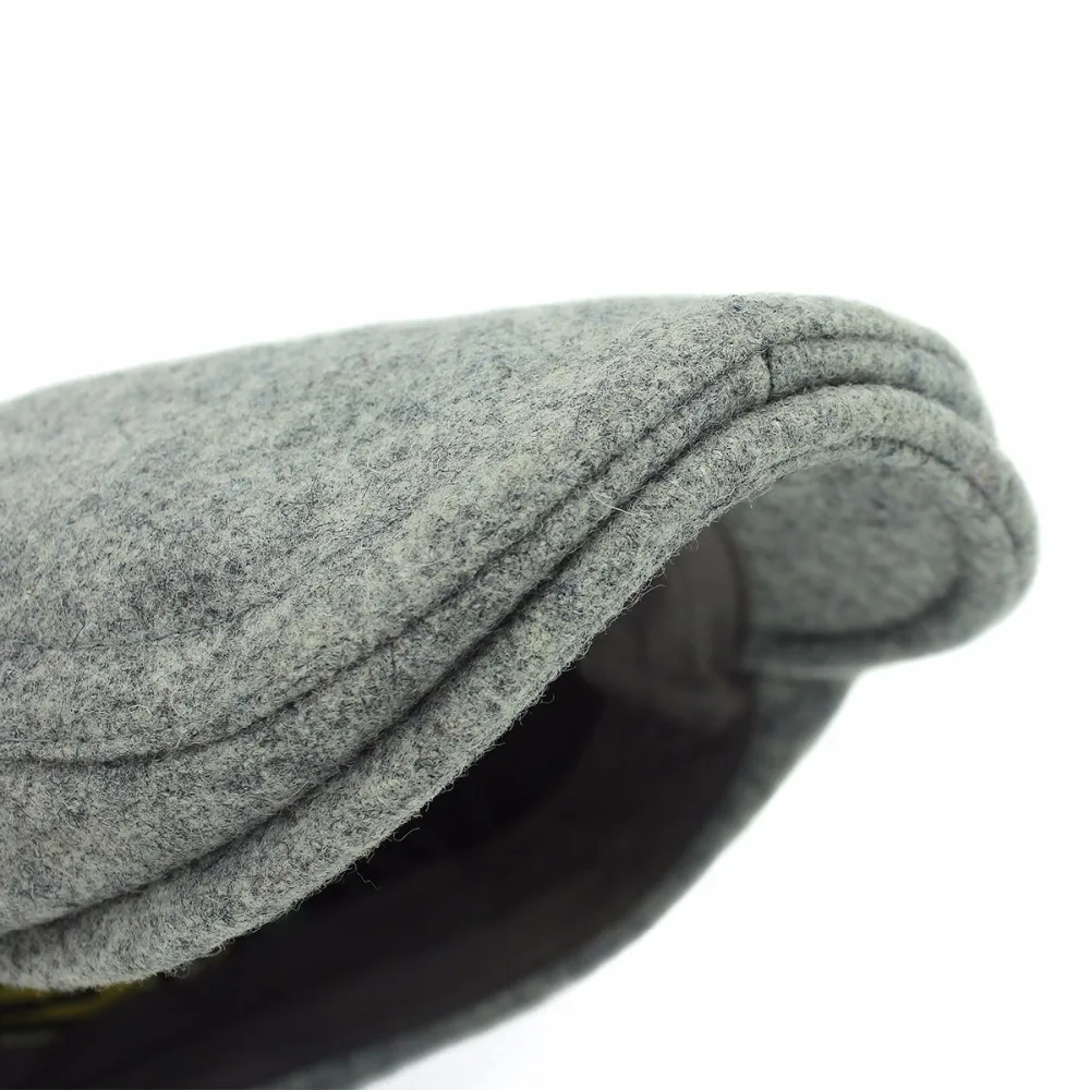 Outfly Зимняя шерстяная шапка мужская берет Кепка классический дизайн плоская