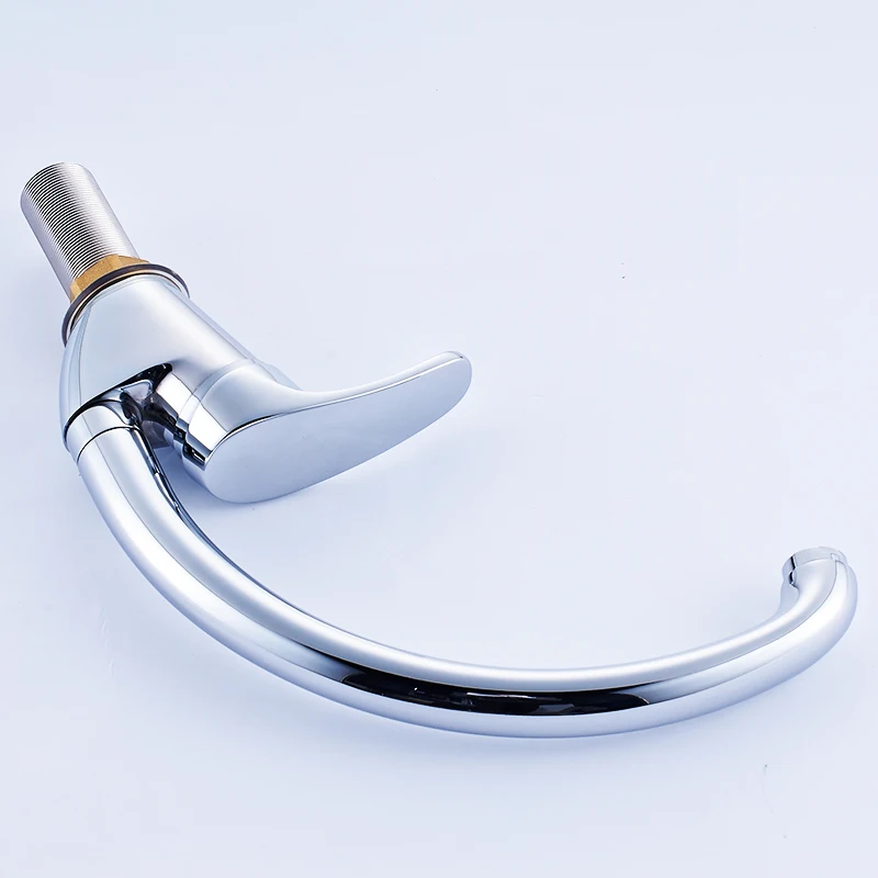

FLG Kitchen Faucet Deck Mounted kitchen sink faucet Cold and Hot Water Tap 360 Degree Swivel mixer faucets torneira