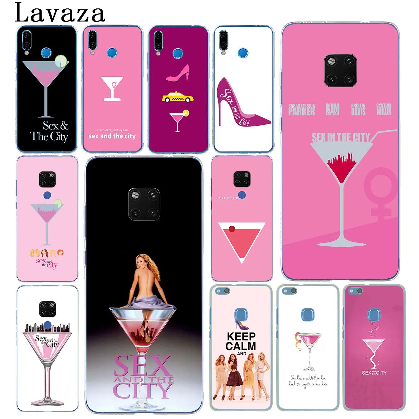 Твердый чехол для телефона Lavaza sex in the city kiss Huawei Mate 30 20 Pro 10 Lite Y6 Prime Nova 5I 4 3i 3 2i 2