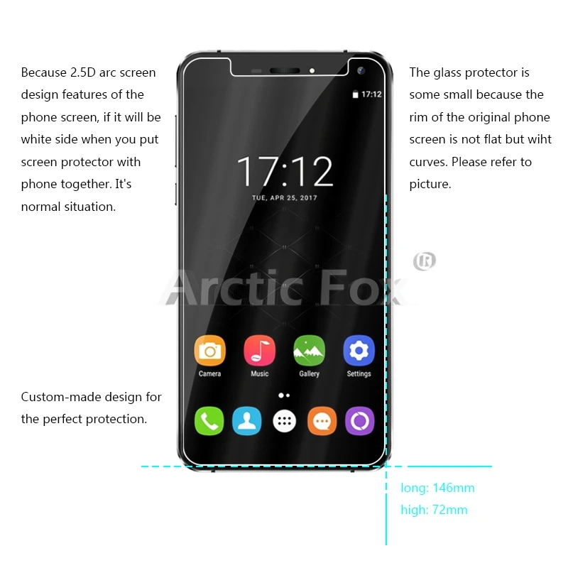 10 шт./лот Премиум закаленное Стекло для Oukitel U11 плюс Экран протектор Закаленное
