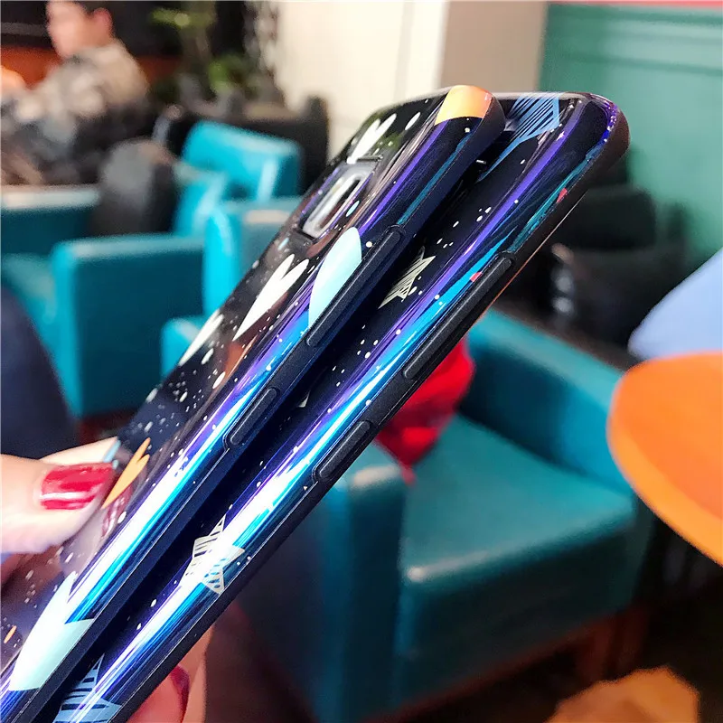 YHBBCASES милые звёзды Blu-Ray Чехлы для Samsung Galaxy S8 S9 S10 Plus мультфильм карамельного цвета
