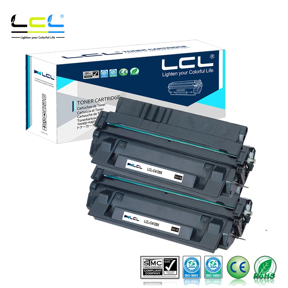 LCL 29X C4129X C4129 4129X (2 Pack Black) Тонер картридж совместимый для HP LaserJet