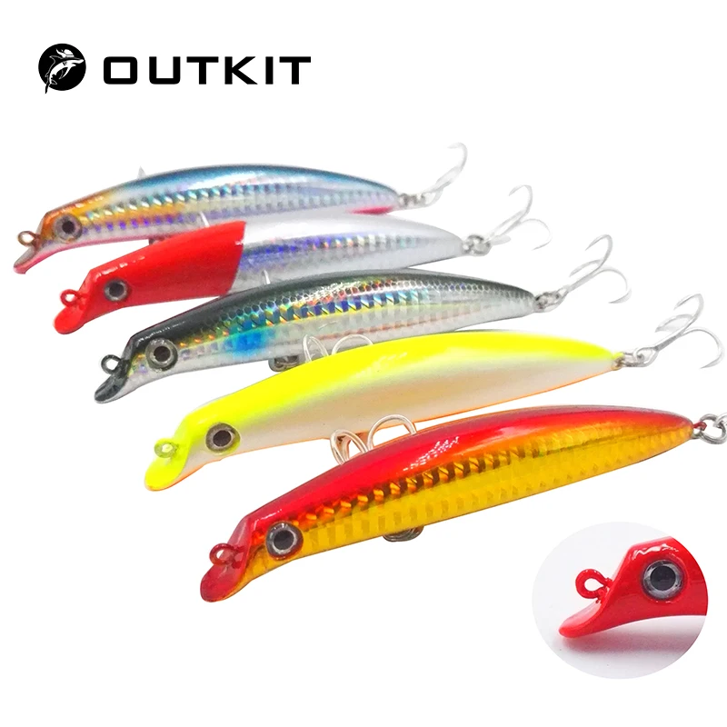 OUTKIT рыболовная приманка 1 шт. Лазерная блесна 13 г 10 5 см вобблинг плавающая на