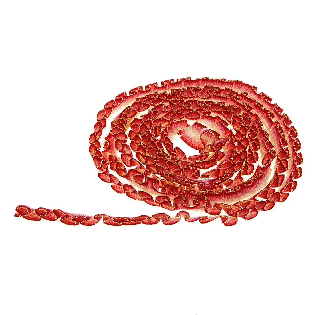 2 ярда плиссированная кружевная лента 9 мм для шитья поделок платьев одежды