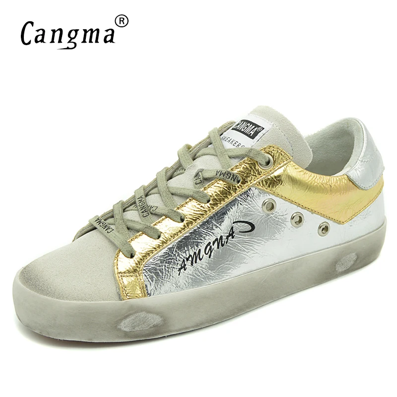 Женские кроссовки CANGMA модная дизайнерская обувь повседневная для девочек