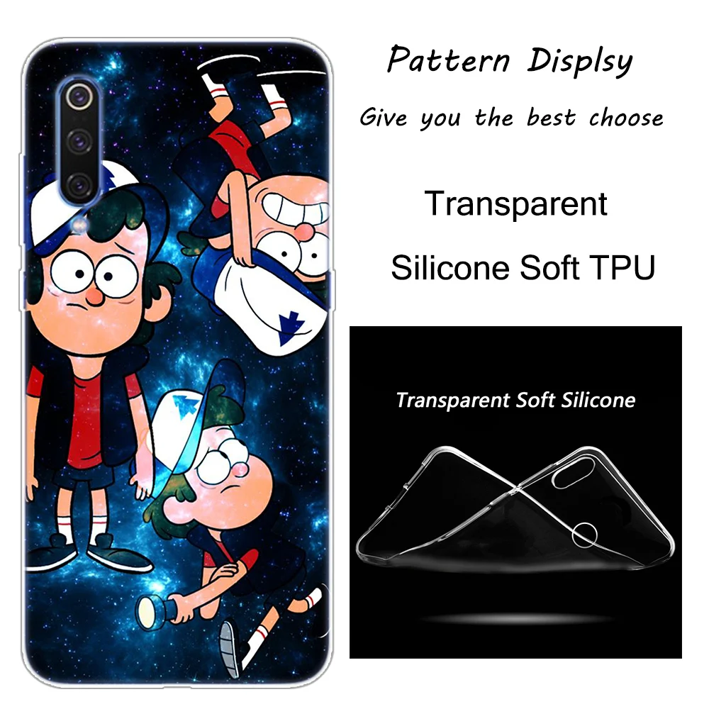 Горячая Гравити Фолз аниме силиконовый чехол для Xiaomi Pocophone F1 9T 9 9SE 8 A2 Lite A1 A2 Mix3 Redmi K20 7A Note 4 4X5 6 7 Pro S2