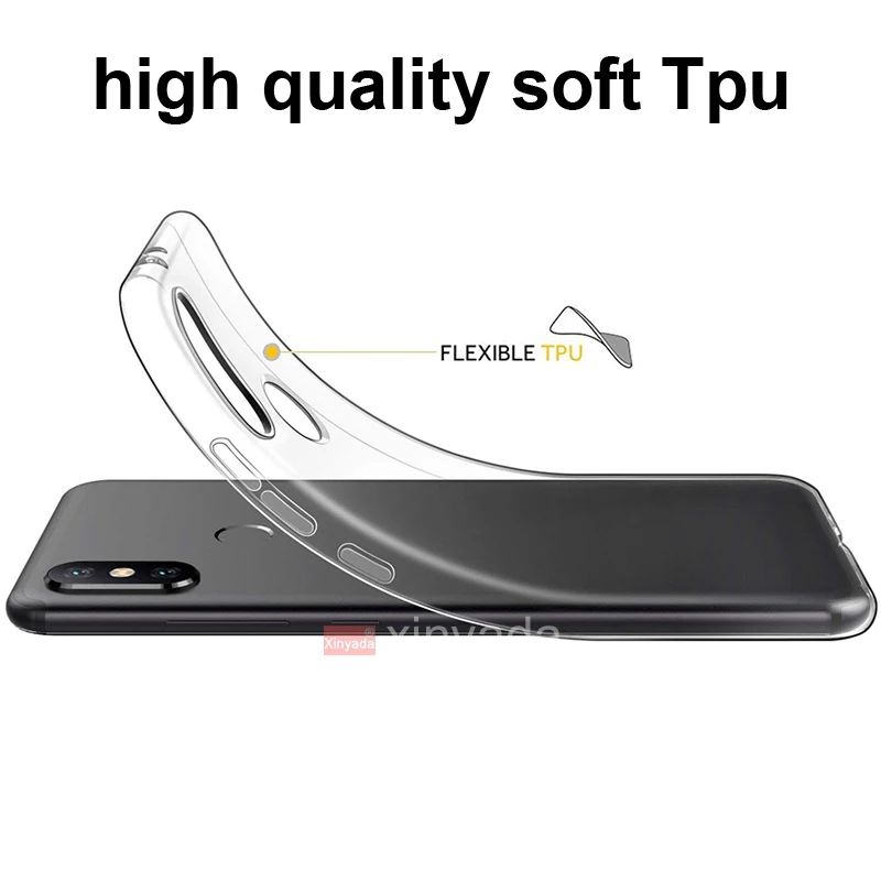 Мягкий прозрачный чехол для телефона Xiaomi 8 8SE Mi8 Redmi Note 7 Pro 6 6A S2 Y2 Pocophone F1 задняя