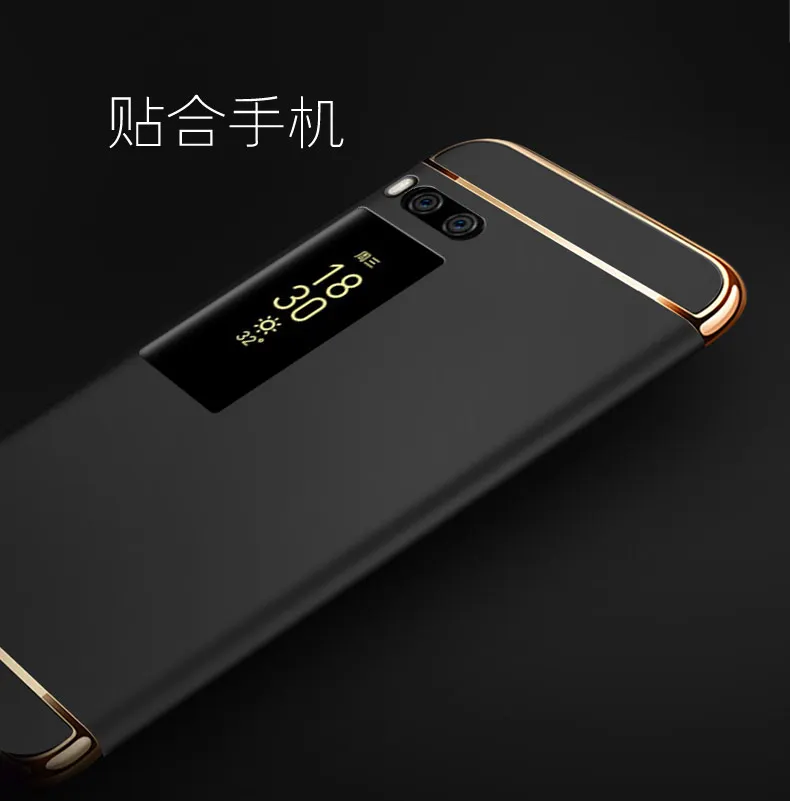 Роскошный Жесткий чехол-бампер из поликарбоната для Meizu Pro 7/Pro7 Plus, защитный чехол, броня, чехол, funda, 3в1, для дома