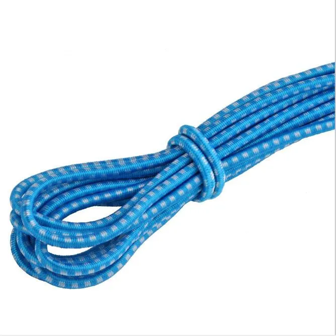 Blue as photo 2,5 мм 4 м цветная круглая эластичная канатная Резиновая лента с принтом в горошек эластичная линия для самостоятельного пошива одежды аксессуар спандекс лента пояс - Цвет: Blue as photo
