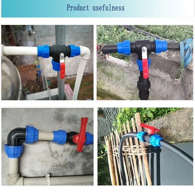 Фитинги для труб из полиэтилена высокого давления быстрооткрывающийся клапан