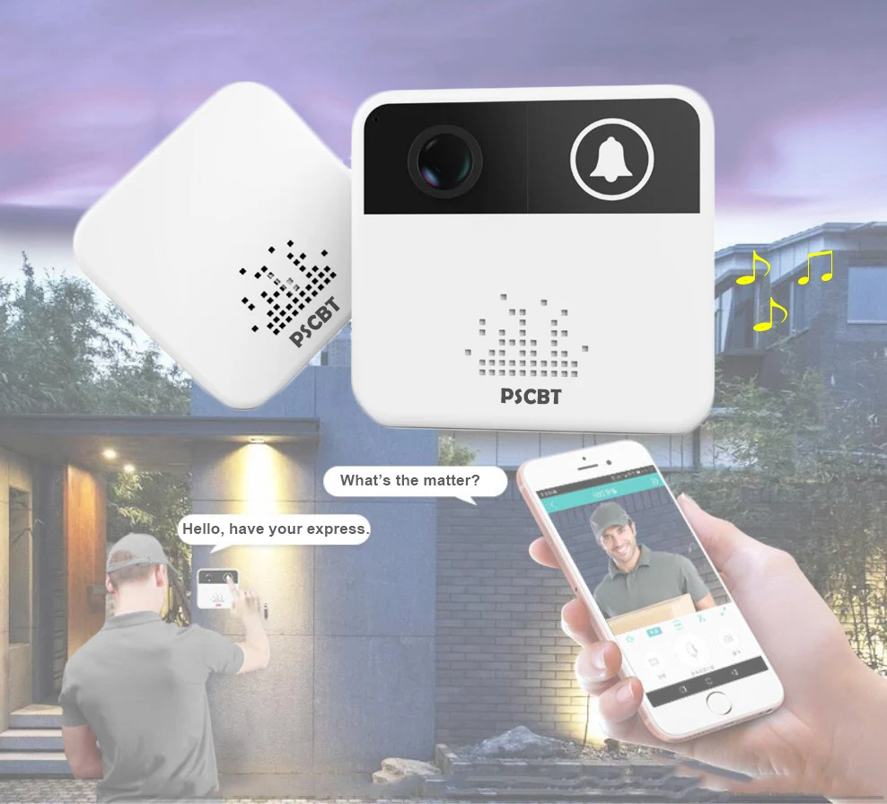 Ip видеодомофон WIFI дверной Звонок камера Wi Fi звонок для квартиры ИК сигнализация