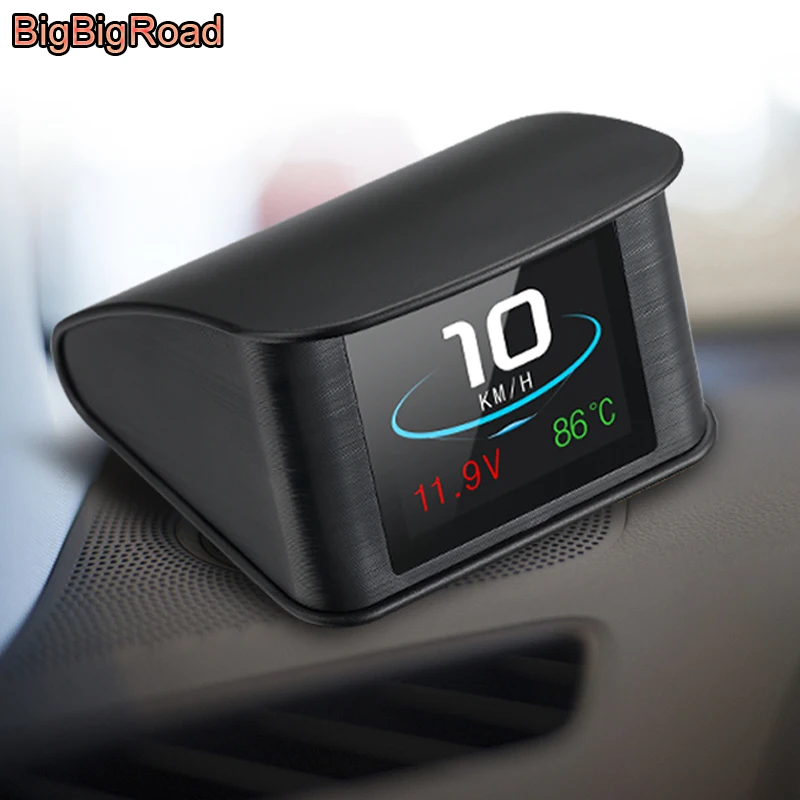 Автомобильный проектор BigBigRoad OBD II 2 для Volkswagen Golf Jetta Tiguan Tourag Passat CC Bora|Проекционный