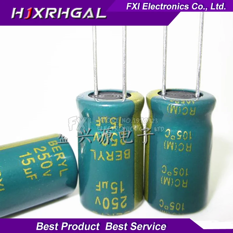 10 шт. 250v15uf 15uf250v 10*17 250 В 15 мкФ 10x17 электролит электролитический конденсатор |