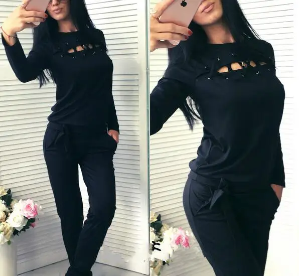 Повязки Крест Лоскутные женские наборы 2 шт. Дамский комплект одежды Осень