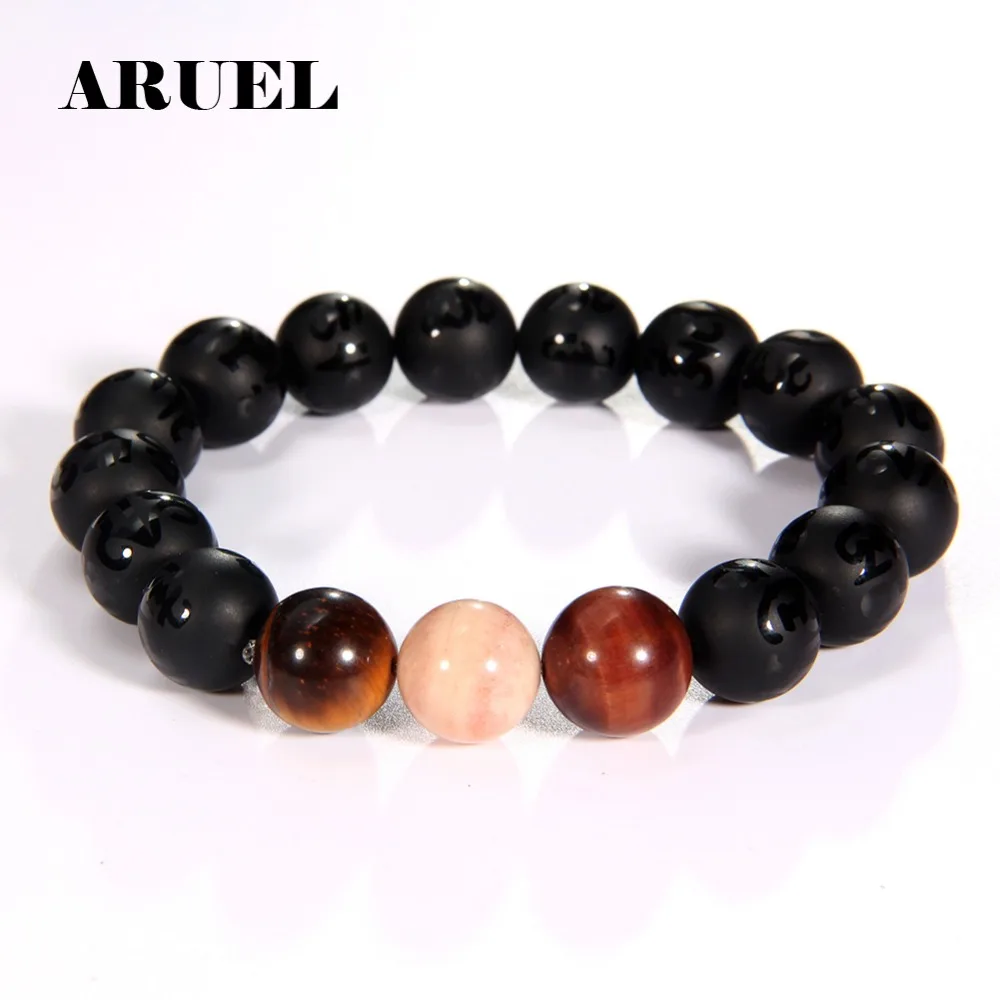 Aruel Мода натуральный камень тигровый глаз браслеты из бисера и популярны