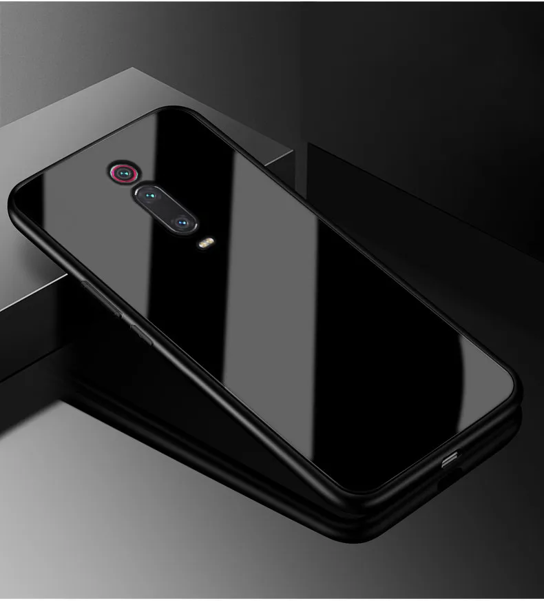 17 Для Xiaomi mi 9 T чехол mi 9 T Pro PC Пластиковый стеклянный чехол для телефона черный ТПУ бампер чехол для Xiaomi mi 9 T Pro mi 9 T mi 9 T Pro 6,39 чехол - Цвет: 17