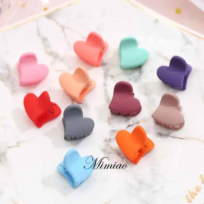 200 pcs Love 200 шт зажим для волос заколка со стразами; ; для маленьких девочек; маленькая Заколка-крабик милый Конфета цветной цветок заколки-клипсы зажим детская заколка для волос, аксессуары для волос - Цвет: 200 pcs Love