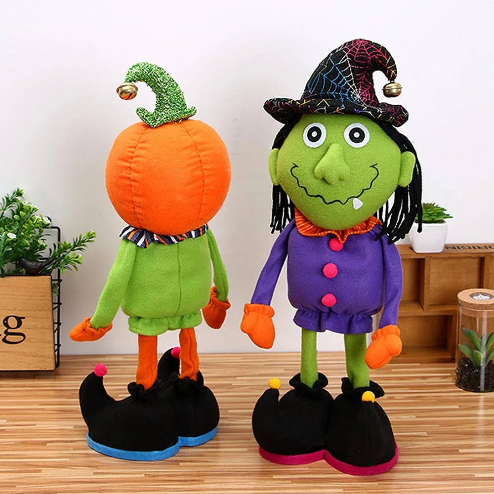 

Creative Halloween Funny Toy Kids Cartoon Plush Telescopic Doll Soft Toy Children Birthday Gifts Party Home Decoration Supplies