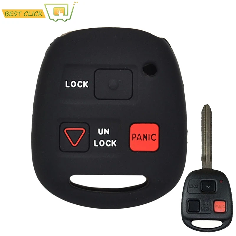 

Silicone Key Case Cover For Toyota Land Crusier FJ Cruiser For Lexus ES GS LS IS RX SC LX RX400h ES330 RX330 GS300 GS430