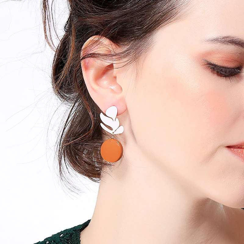 Винтажные новые модные ювелирные украшения богемные круглые серьги из