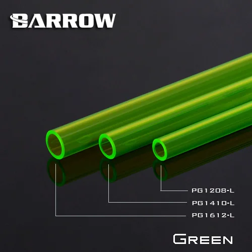 Barrow PG1612 / PG1410 PG1208 500 мм PETG Твердые трубки высокого качества светопропускание 12x8 14x10