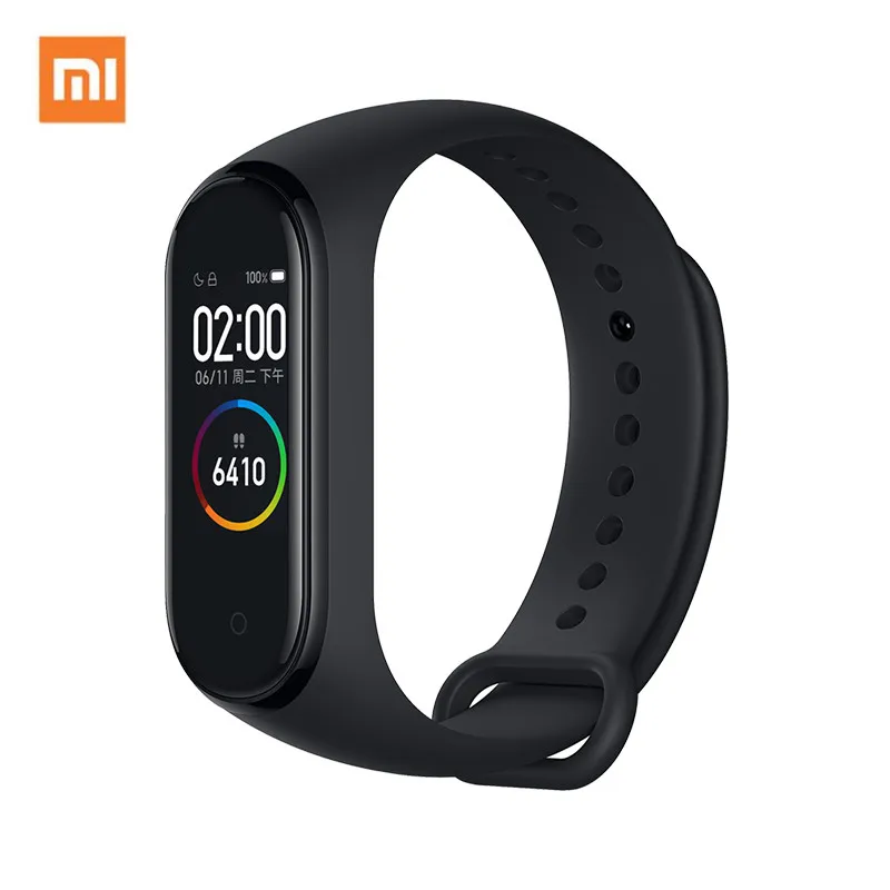 Смарт-браслет Xiaomi Mi Band 4 фитнес-трекер с пульсометром цветной экран 2019 дюйма Bluetooth