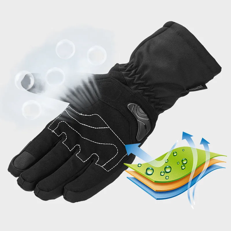 Уличные спортивные перчатки для езды на мотоцикле с подогревом guantes motocicleta gant moto