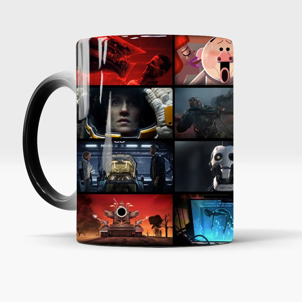 Кофейная кружка для ТВ шоу Любовь смерти и роботы термочувствительные кружки с