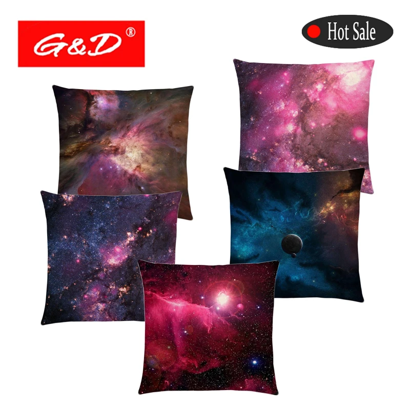 Красивые ночные Звездные Чехлы для подушек небесная Великолепная Туманность