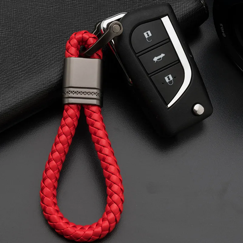 Кожаный Автомобильный брелок для ключей рельефный мотоцикла Toyota Ford Honda Audi a4 b5 trd BMW