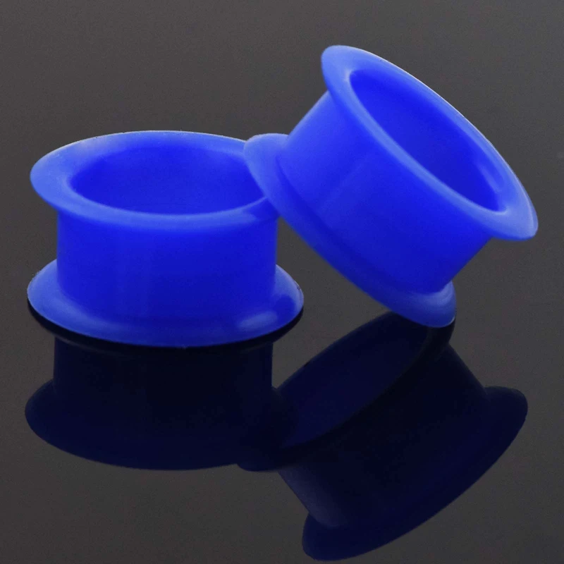 1 Пара Беруши Высокое Качество Пирсинг Тонкие Гибкие Силиконовые Тела Ювелирные