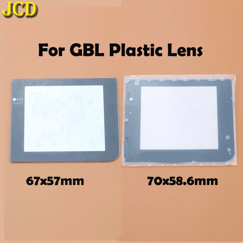 JCD 1 шт. пластиковые линзы для экрана GBL Пластиковая крышка объектива Find Gameboy