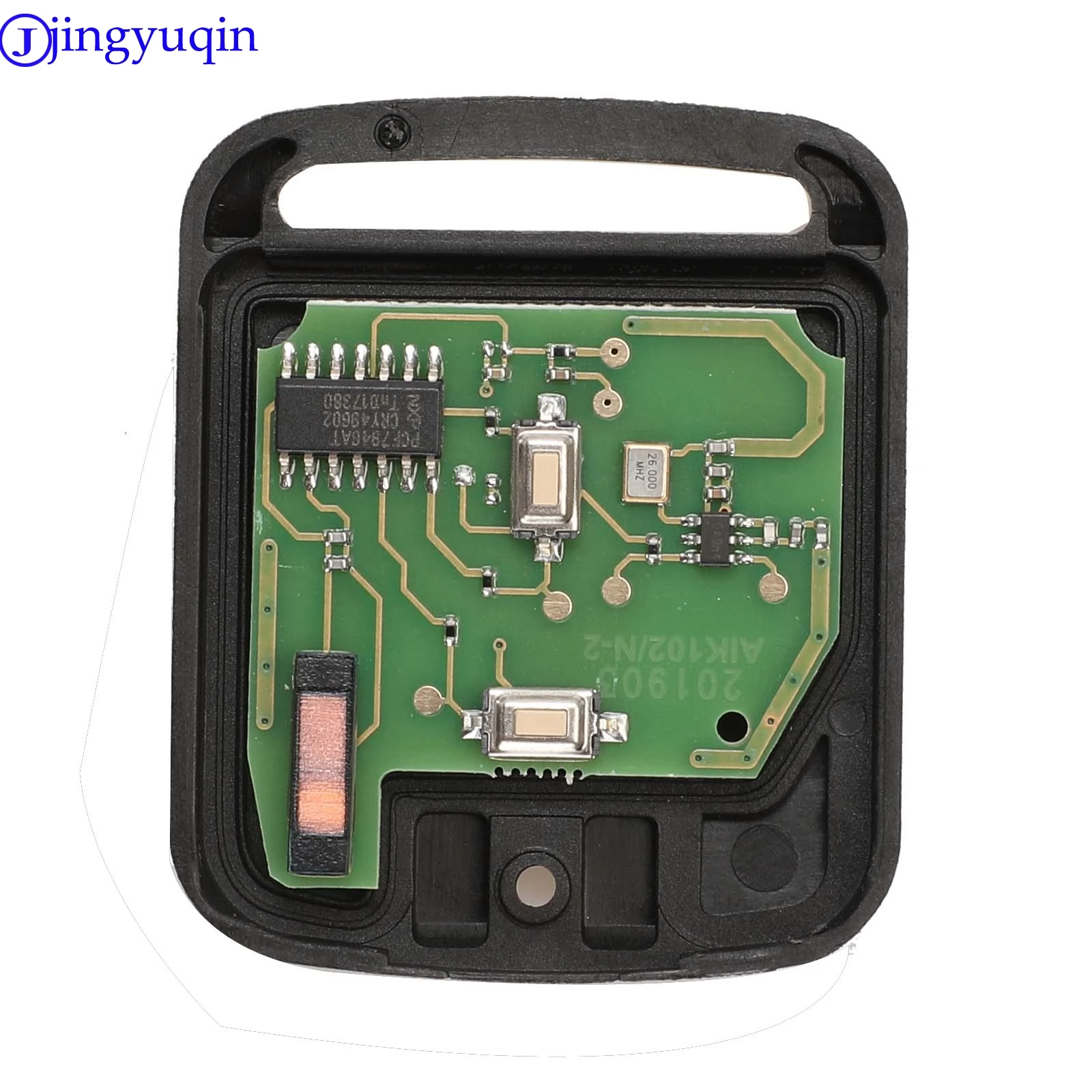 Jingyuqin 433 МГц ID46 PCF7946 чип дистанционный ключ брелок для Nissan Elgrand X-TRAIL Qashqai Navara Micra Note