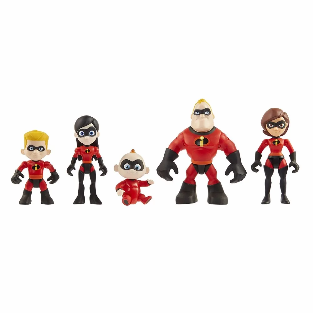 FUNKO 5 шт./лот Суперсемейка 2 Супермен тире Парр Джек эластика ПВХ фигуркы игрушки