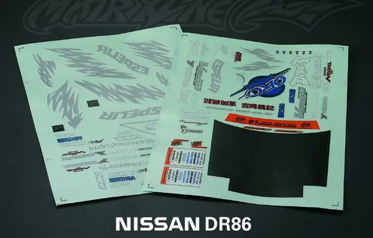 1/10 rc Дрифт кузова наклейки для автомобиля Pandora nNISSAN SILVIA GTR R35 DR86 Yokomo Турин Tamiya HPI Kyosho HSP Redcat FS