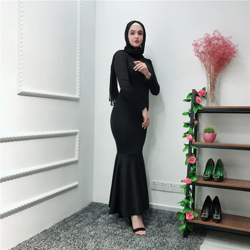 Абайя Кафтан Дубай исламское мусульманское платье Caftan хиджаб Eid платья Рамадан