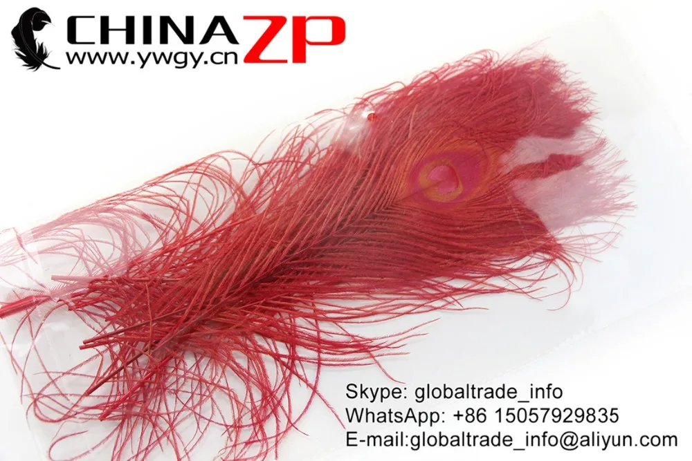 Китайский завод 100 шт./лот украшения для вечеринок Цветные Красные перышки