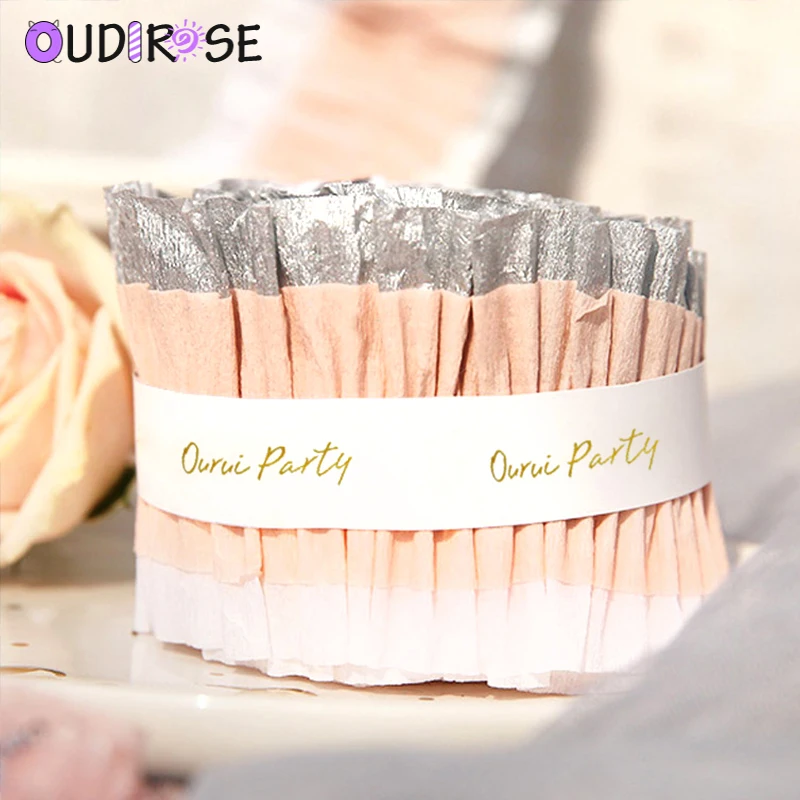 OUDIROSE 7 см * 3 м плиссированный бумажный венок с кисточками вечерние гирлянды DIY