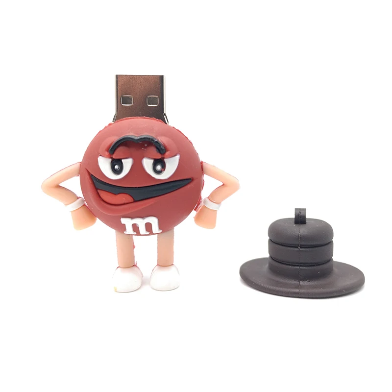 Usb флеш накопитель 328 флешка конфетного человека 16 ГБ 32 8 4 карта памяти милый